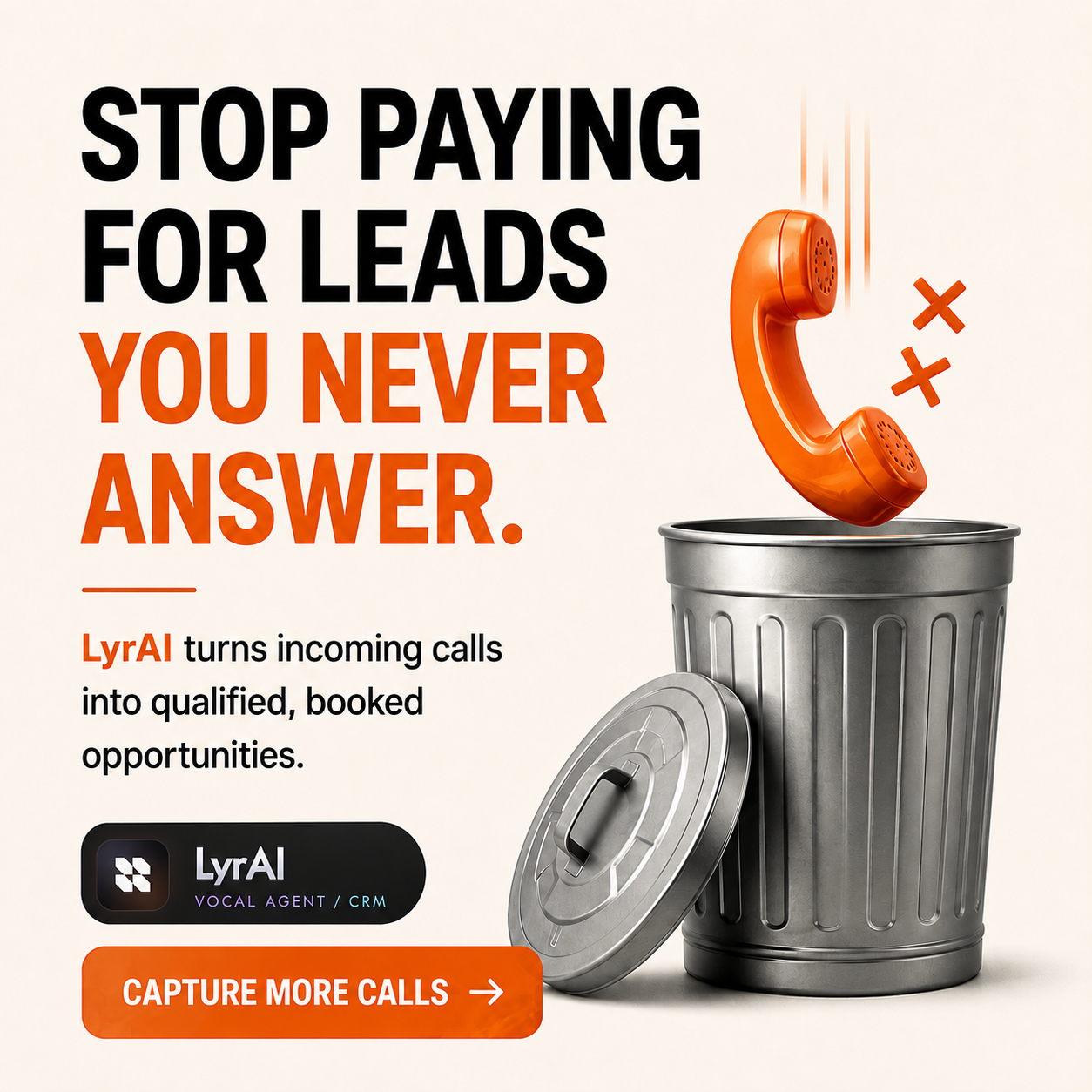 Lyrai AI Facebook ad: That’s AI becoming part of the operation.