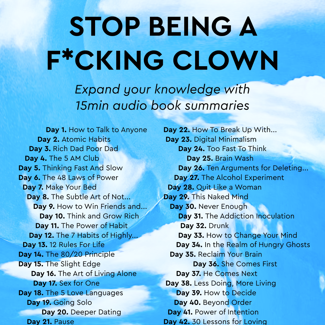 Blinkist Facebook ad: Stop Being Boring As F*ck With Blinkist, The App Apple…