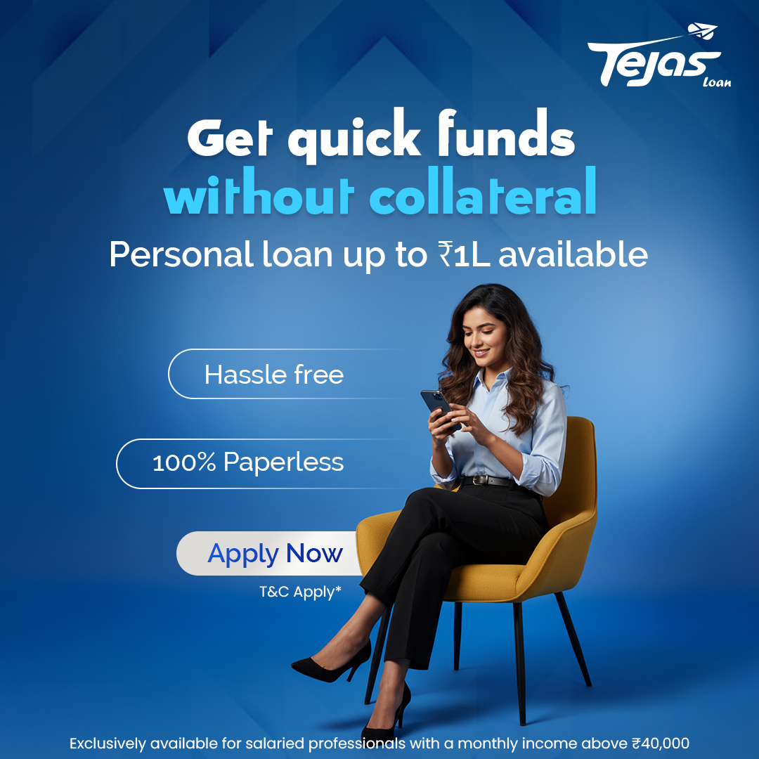 Tejas Loan Facebook ad: Instant Loans with Tejas Loan