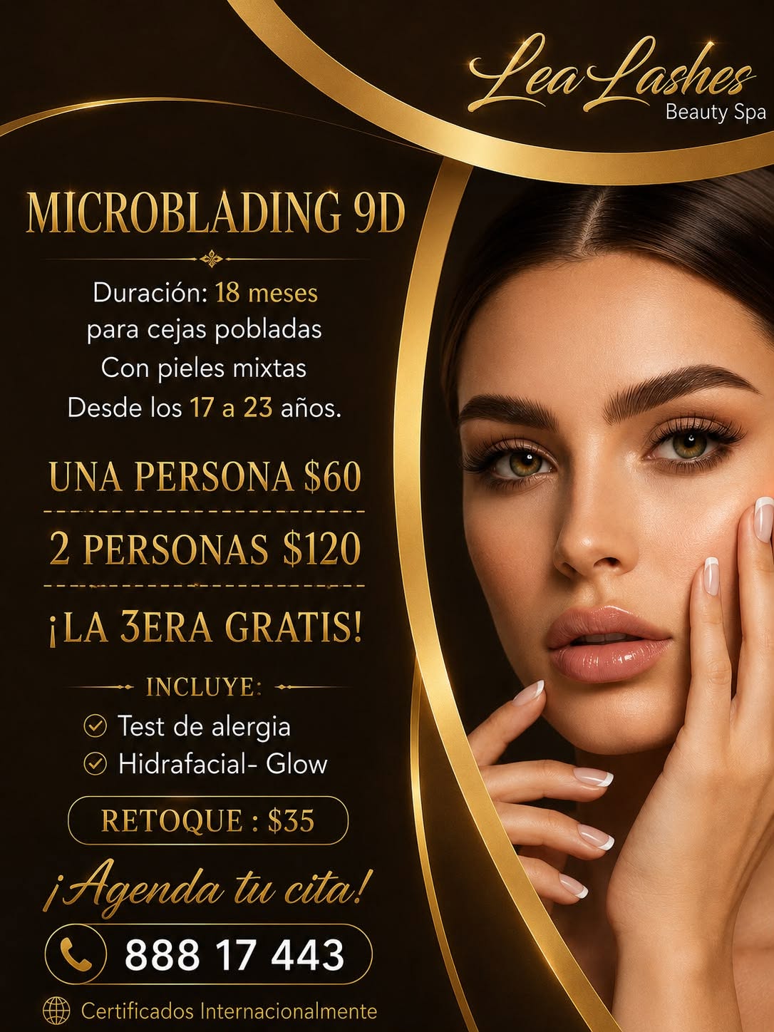 Lea Lashes Beauty Spa Facebook ad: LEA LASHES BEAUTY SPA