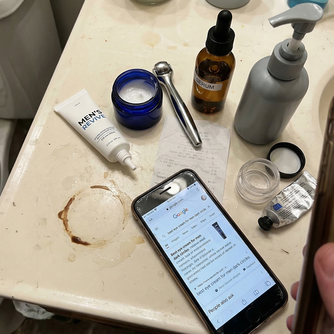 Men's Skincare Tips Facebook ad