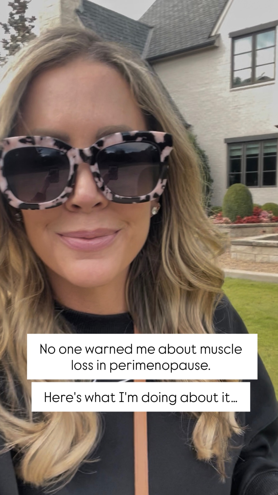 Curls and Cashmere Facebook ad: If you're 40+ and starting to notice muscle…
