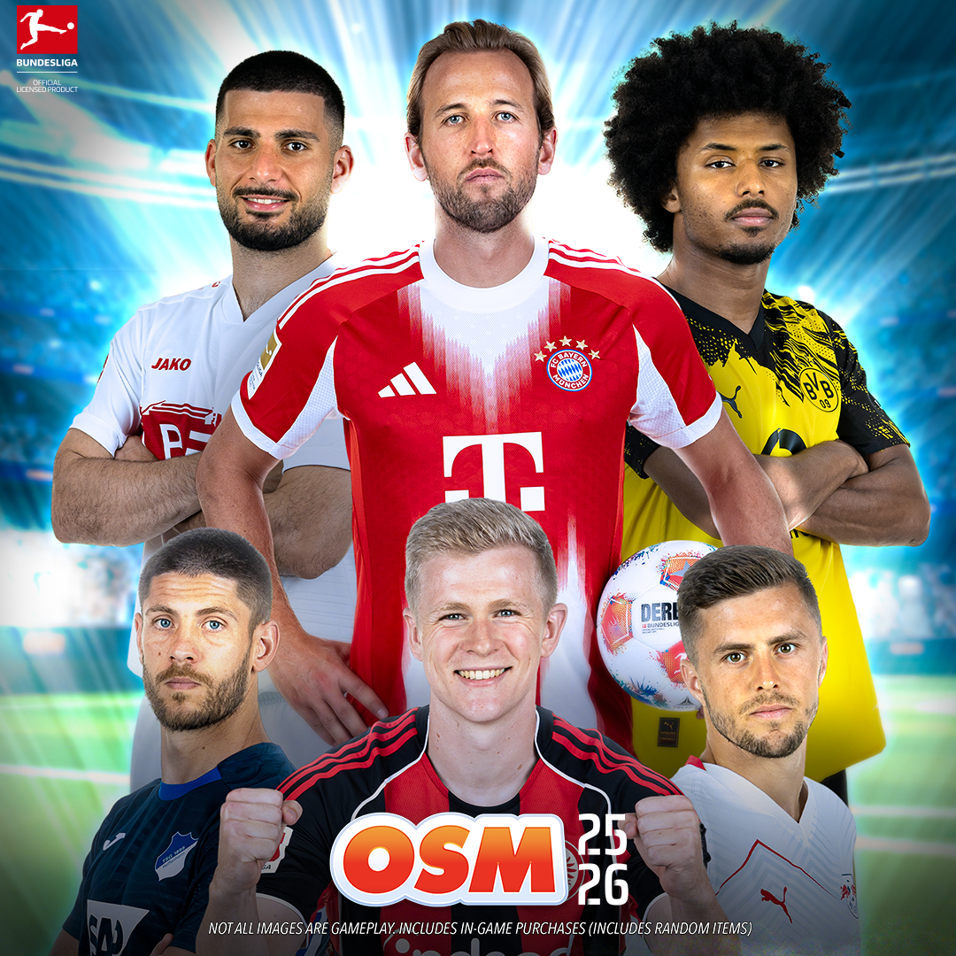 Online Soccer Manager Facebook ad