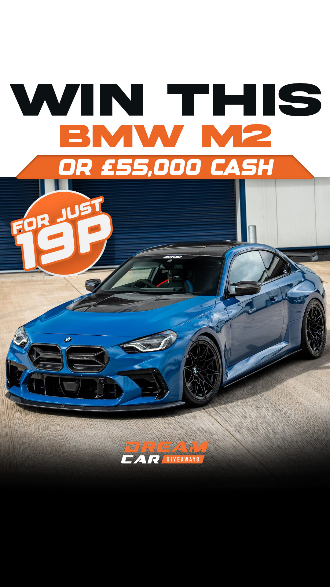 Dream Car Giveaways Facebook ad