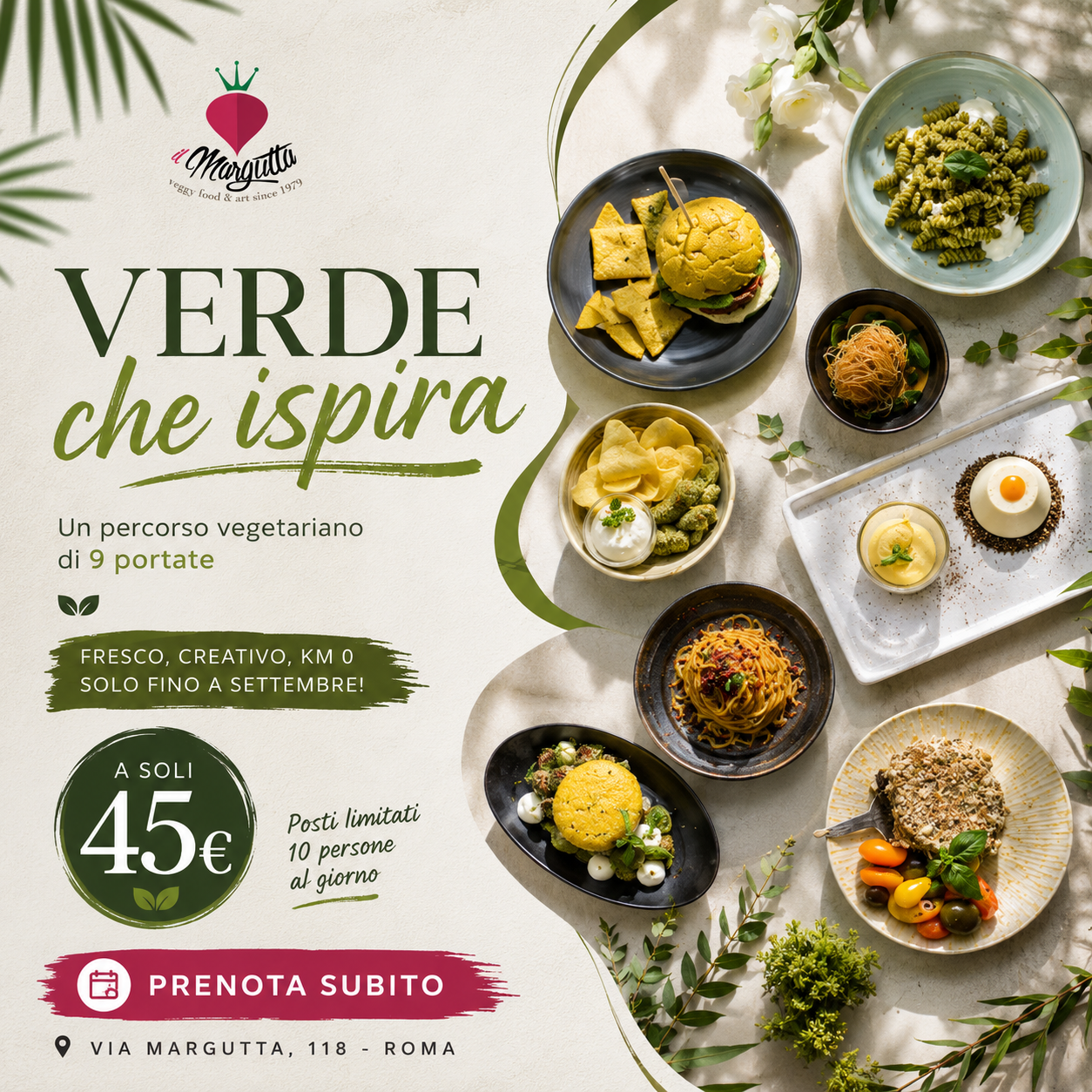 Il Margutta vegetarian food&art Facebook ad