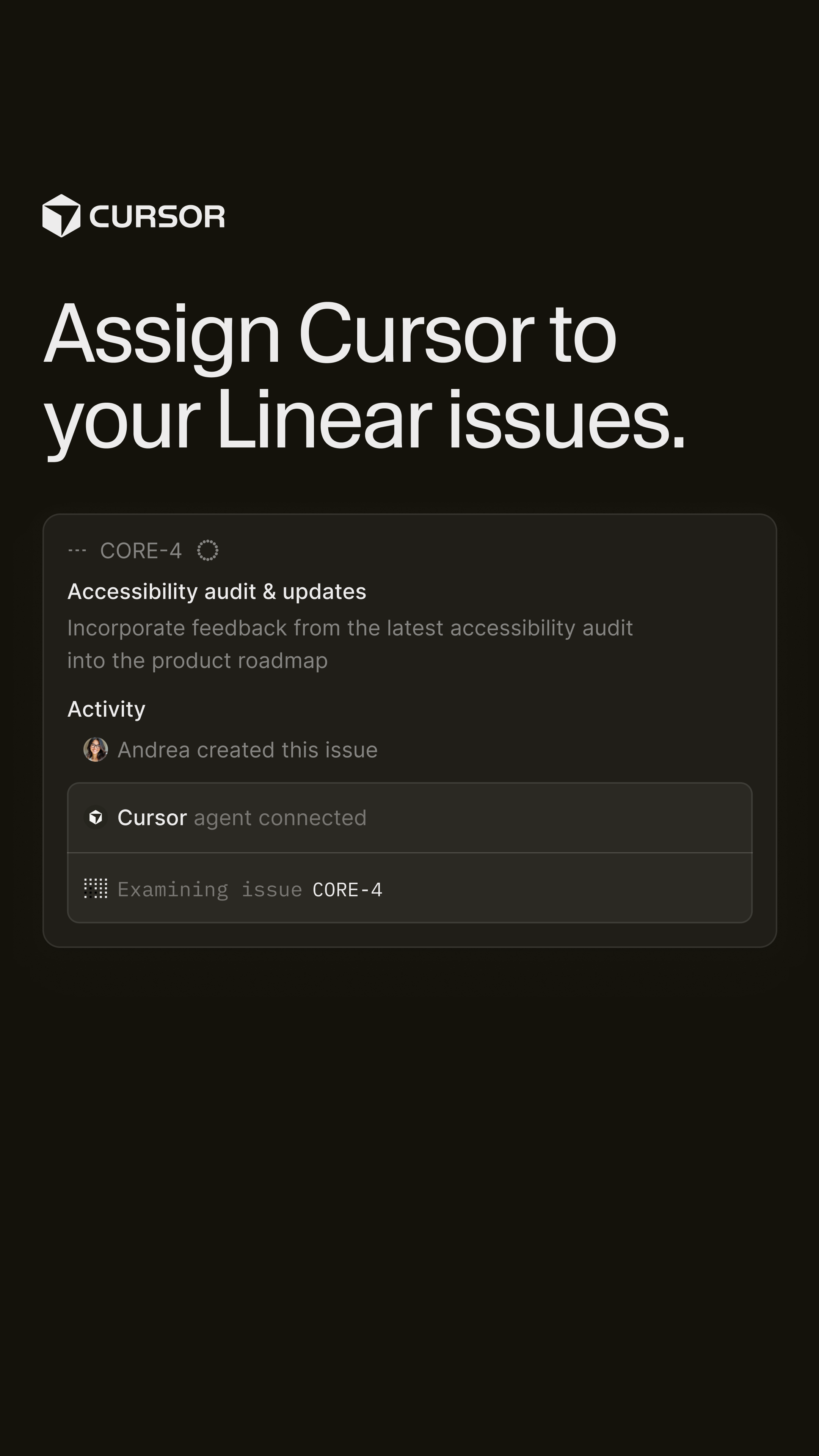 Cursor Facebook ad