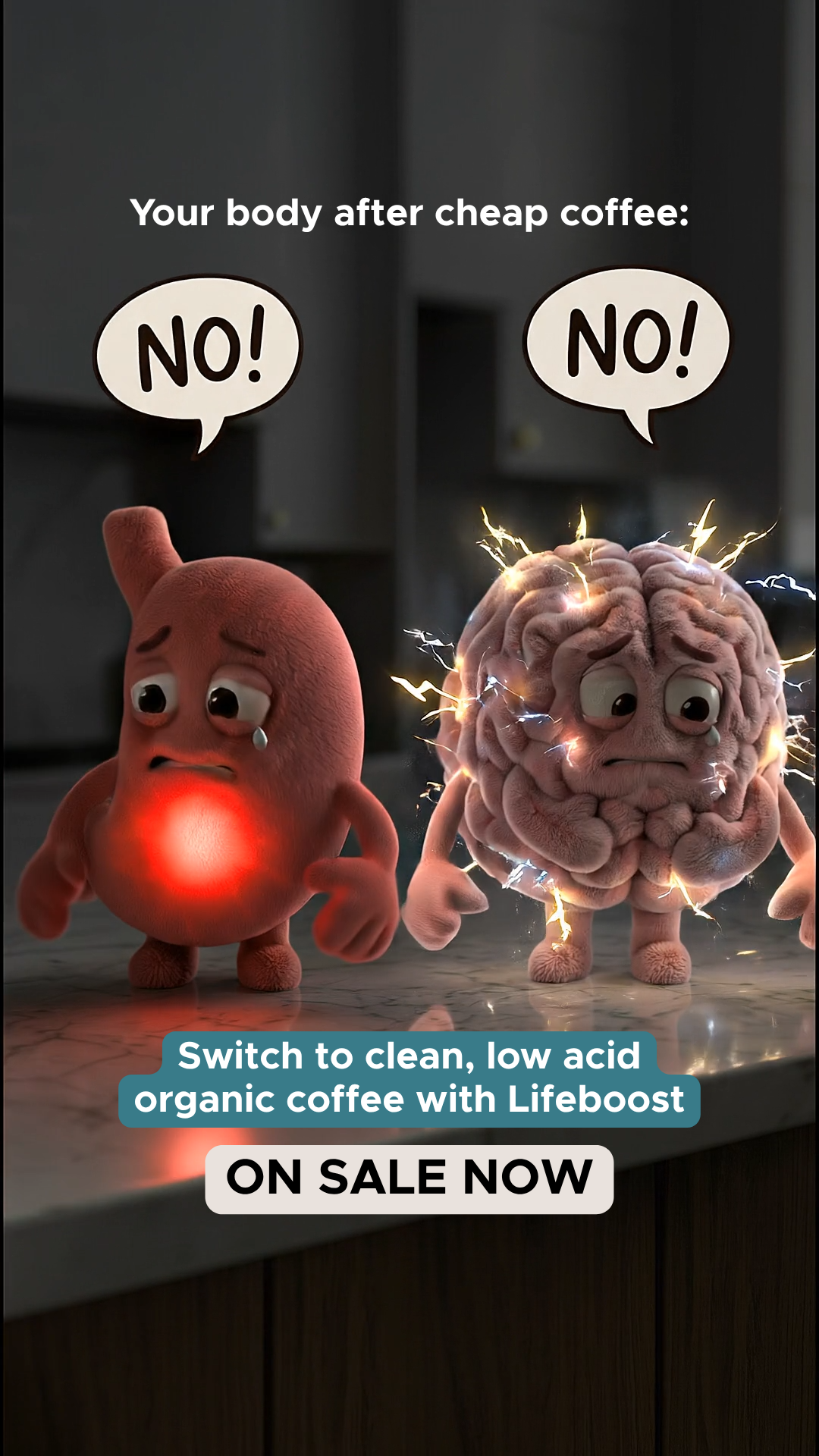 Lifeboost Coffee Facebook ad