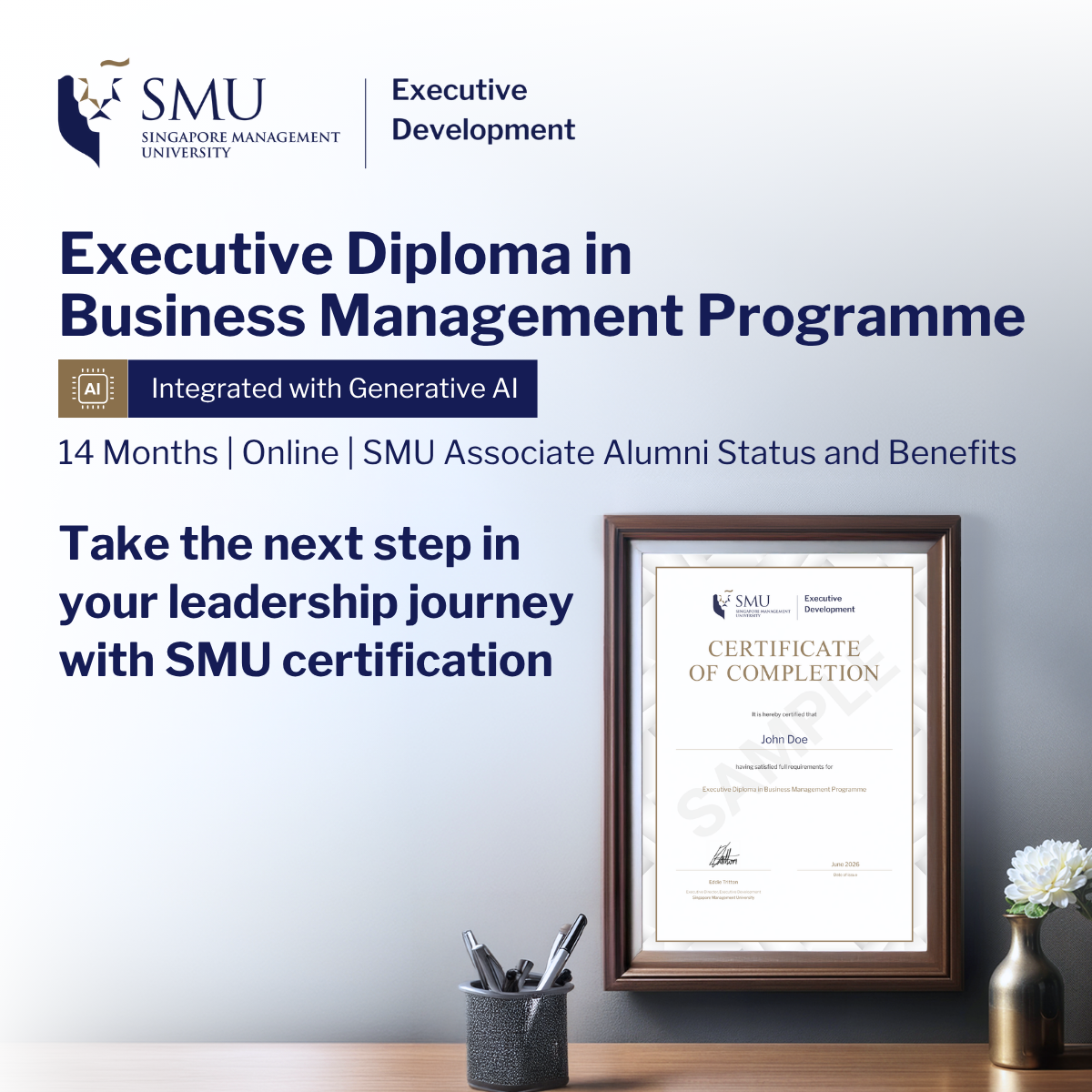 SMU Executive Development - SMU ExD Facebook ad