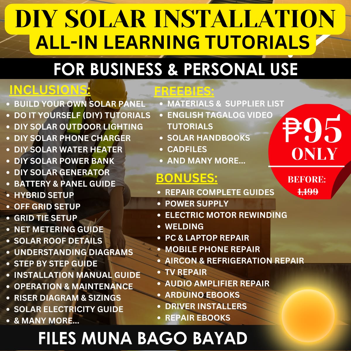 EcoSolar Training Solutions Facebook ad