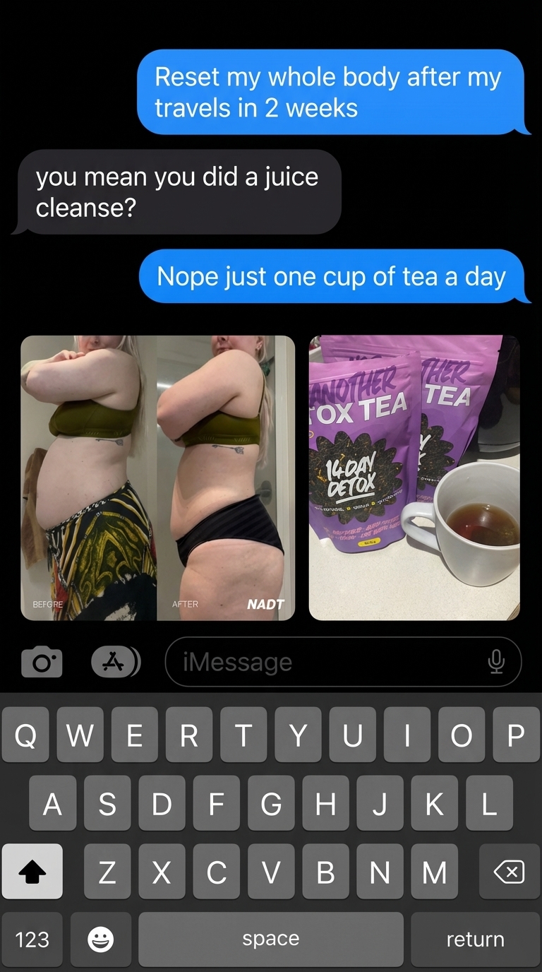 NA Detox Tea Facebook ad