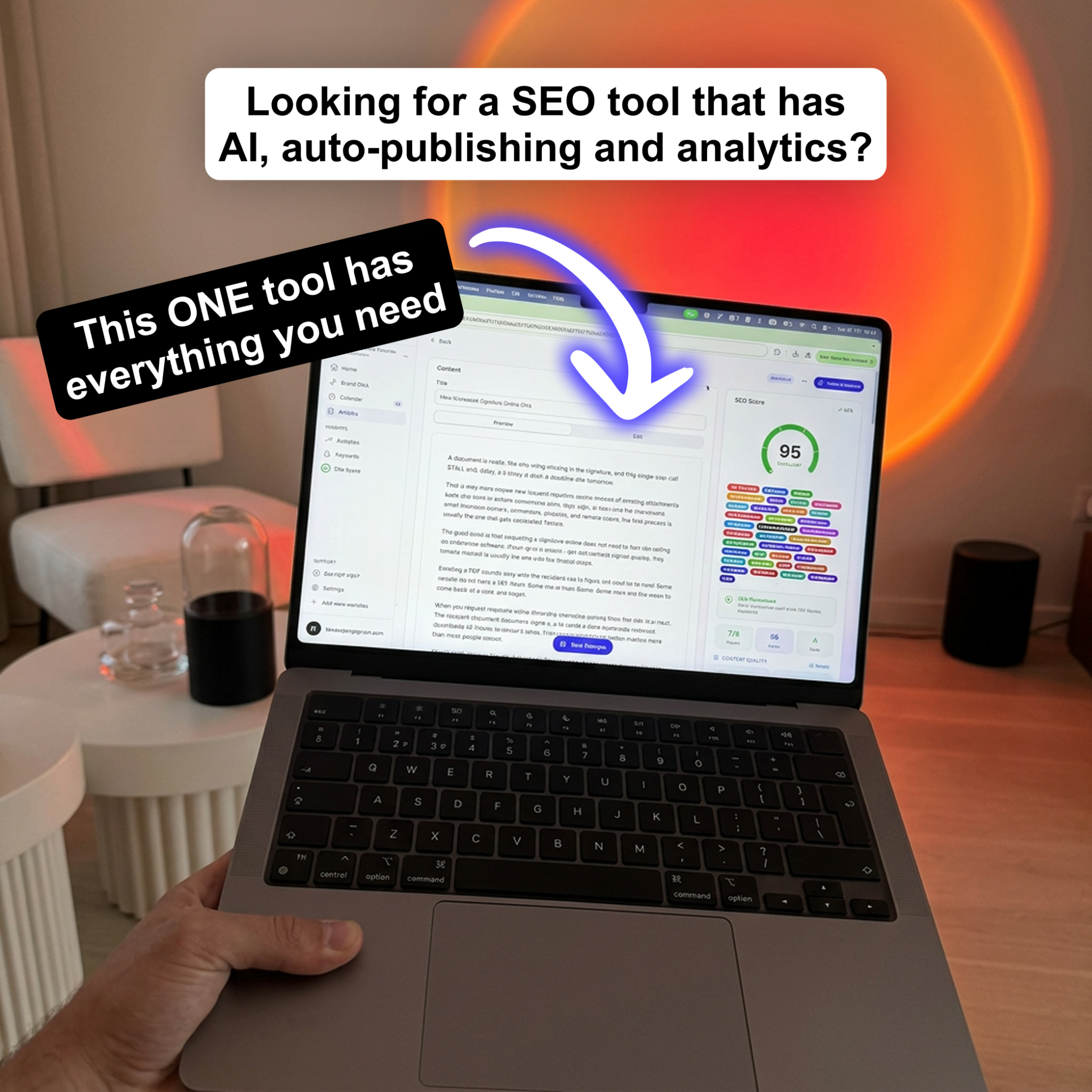 Soro SEO Facebook ad
