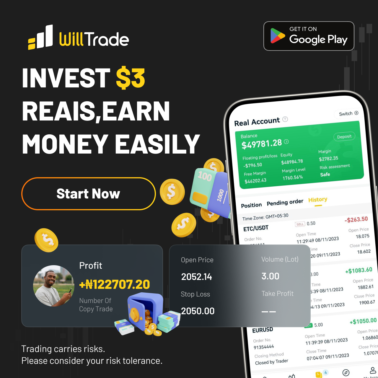 WillTrade - Investment & Trading Facebook ad from Jan 16, 2025