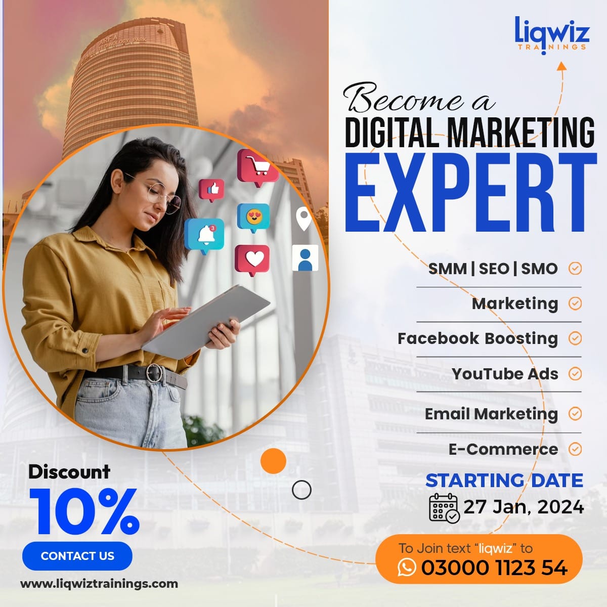 Liqwiz Trainings Facebook ad
