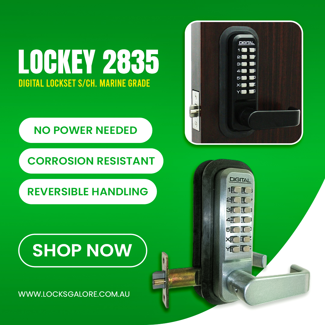 Locks Galore Facebook ad: Weatherproof Digital Security
