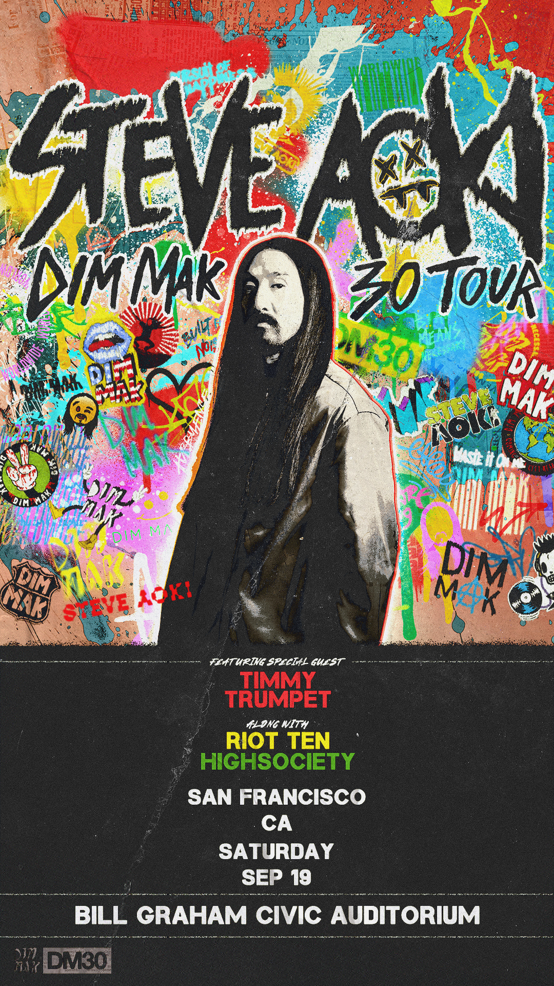 Steve Aoki Facebook ad from Jun 12, 2026