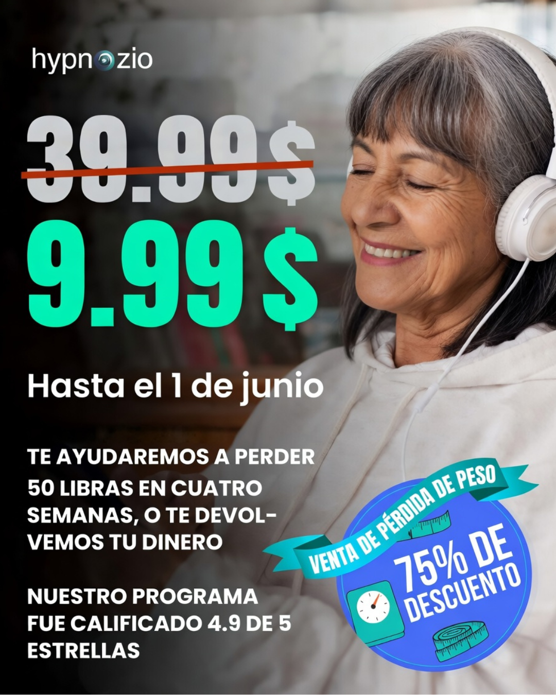 Hypnozio: power of hypnotherapy Facebook ad