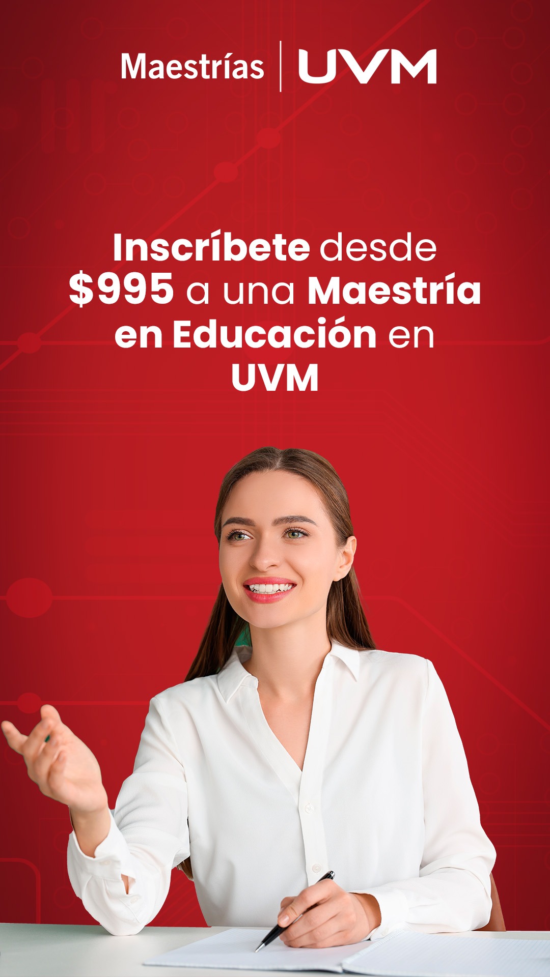UVM Facebook ad