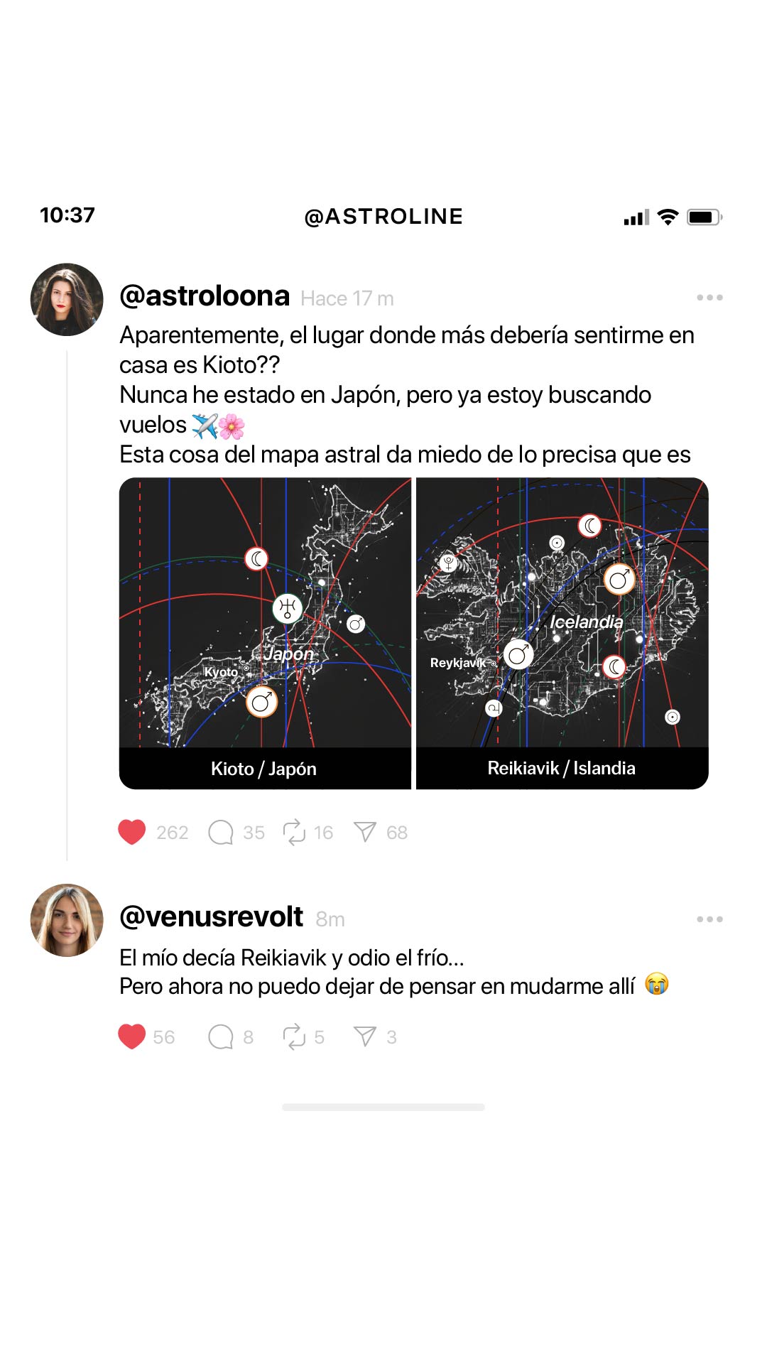 Astro Map Insight Facebook ad