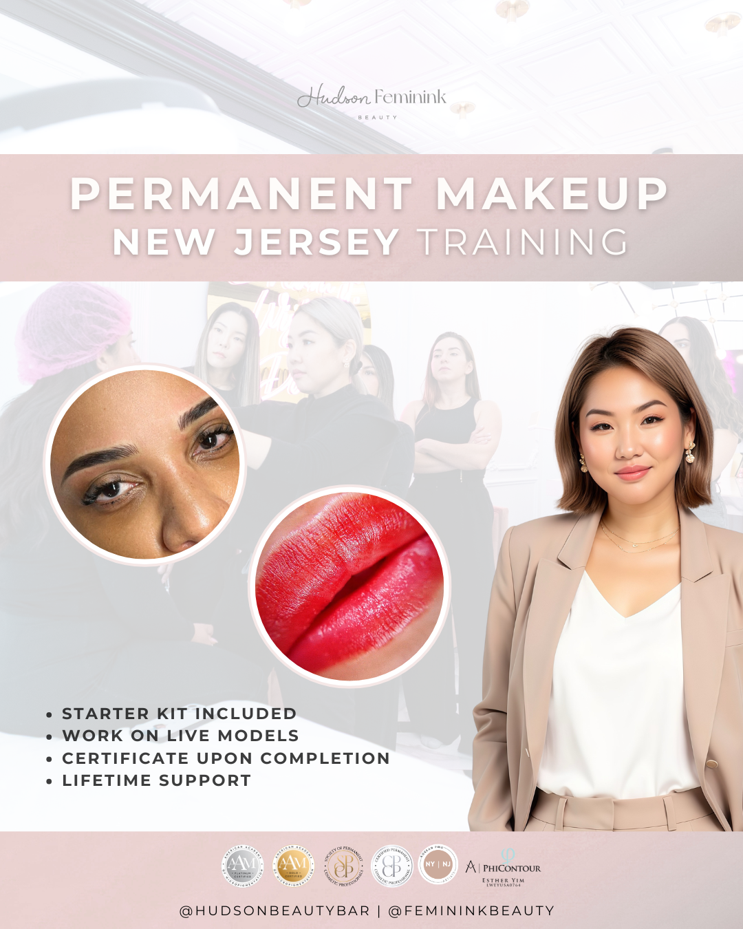 Hudson Beauty Bar Facebook ad: TWO SPOTS REMAINING