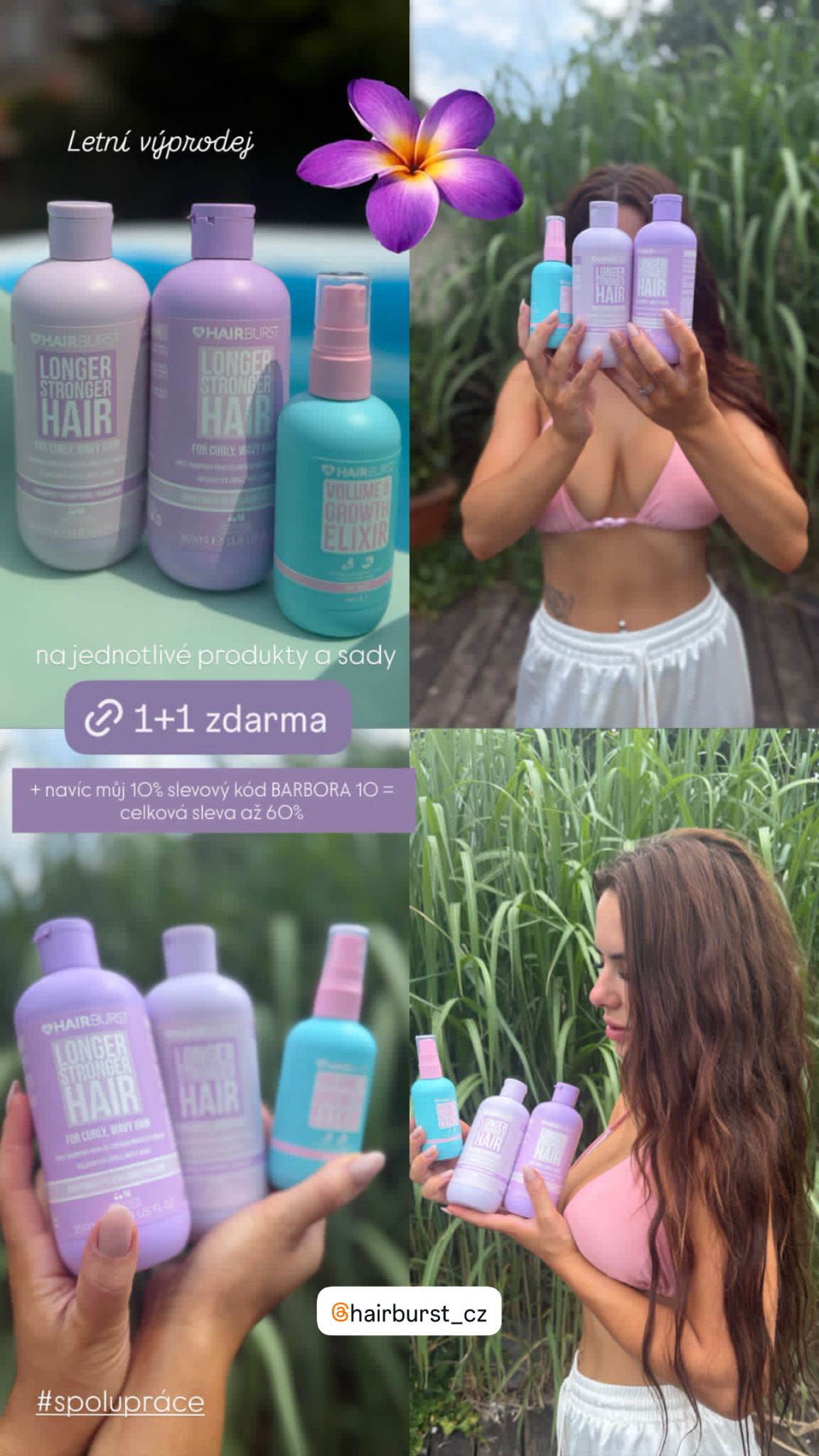 Hairburst Czech Republic Facebook ad
