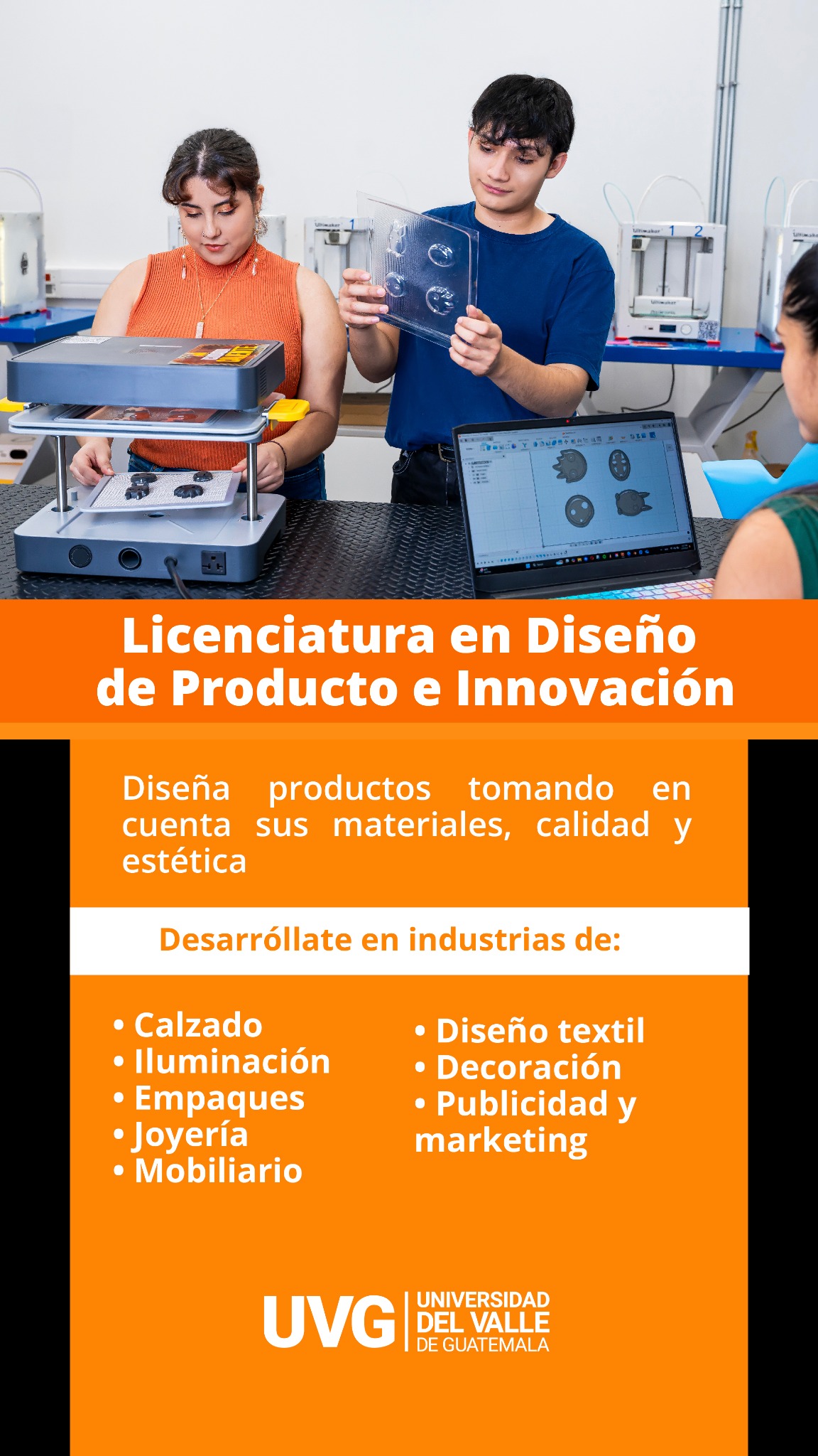 Universidad del Valle de Guatemala Facebook ad
