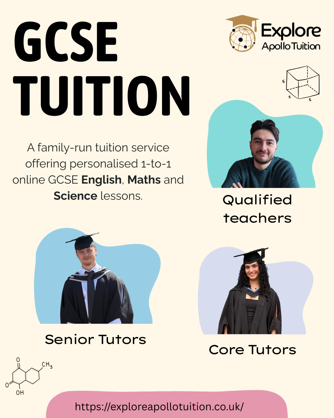 Explore Apollo Tuition Facebook ad: Online 1-to-1 Tuition - Explore Apollo Tuition