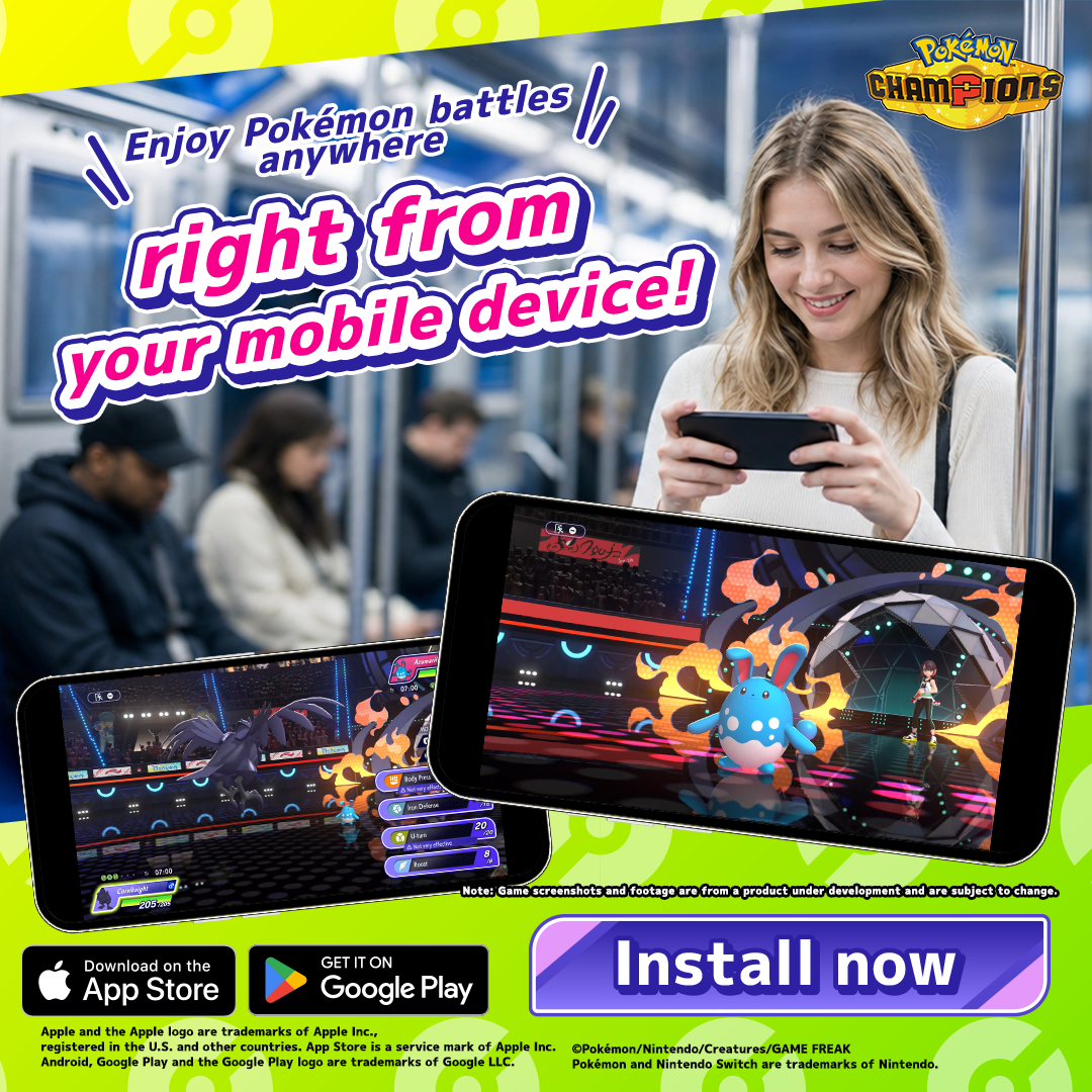 PR|Pokémon Champions Facebook ad: Pokémon Battles on the Go