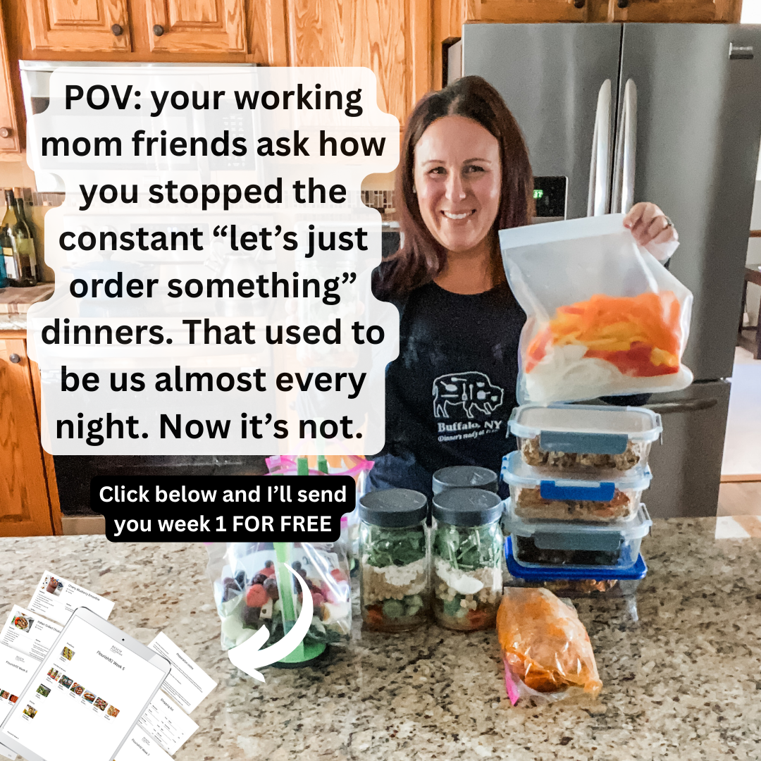 Reset and Flourish Facebook ad: Free 5-day Family-friendly Meal Plan - Stop Spending So…