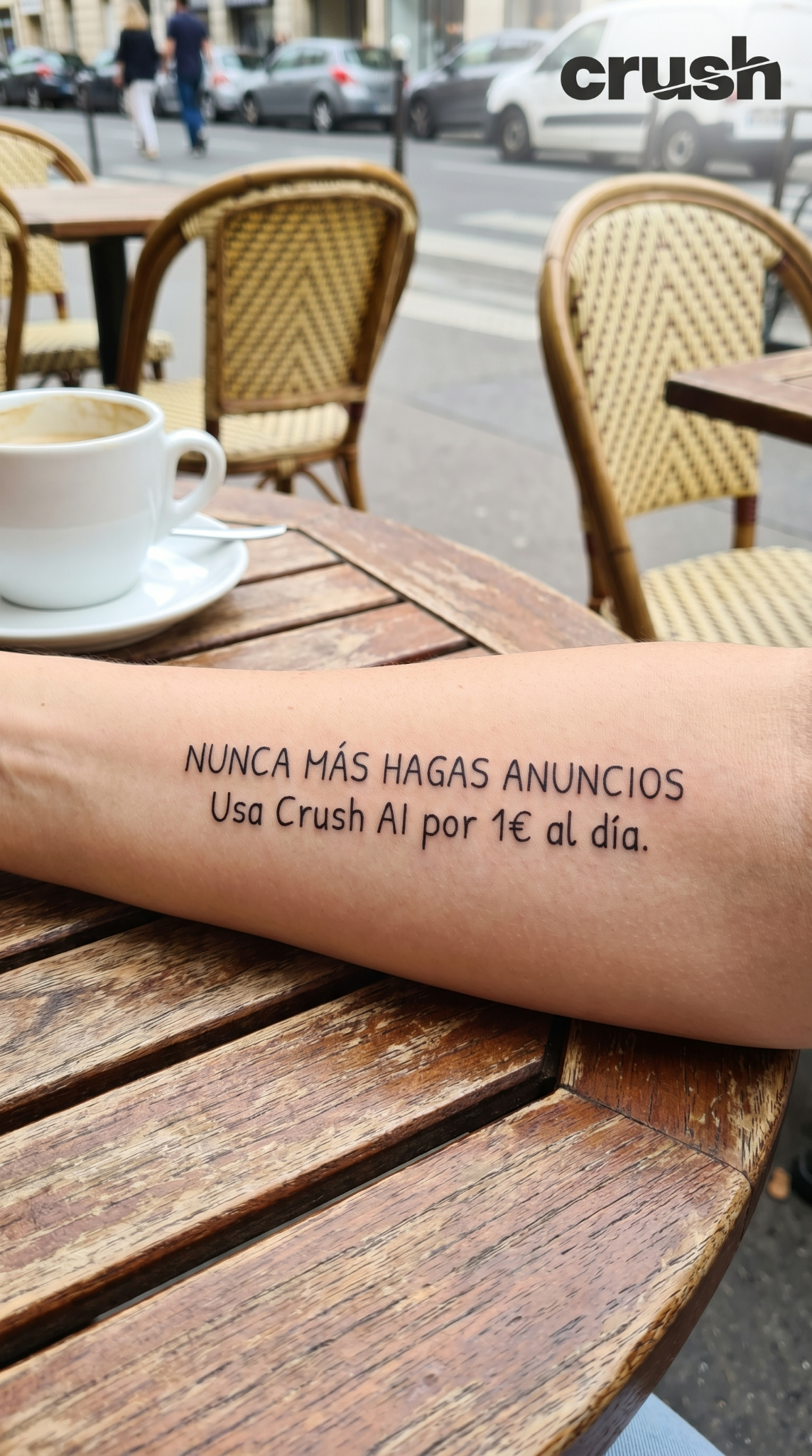 trycrush.ai Facebook ad