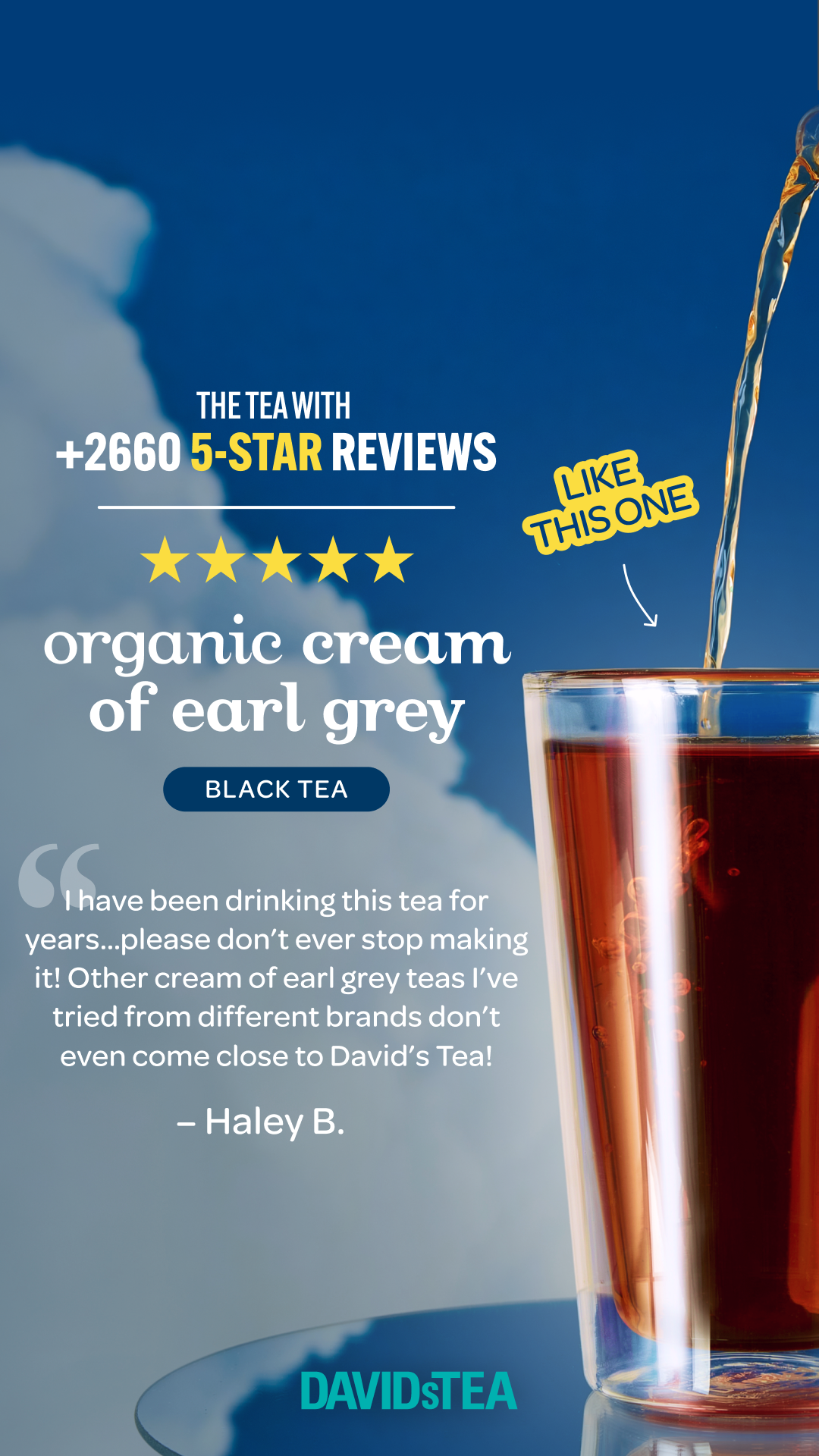 DAVIDsTEA Facebook ad