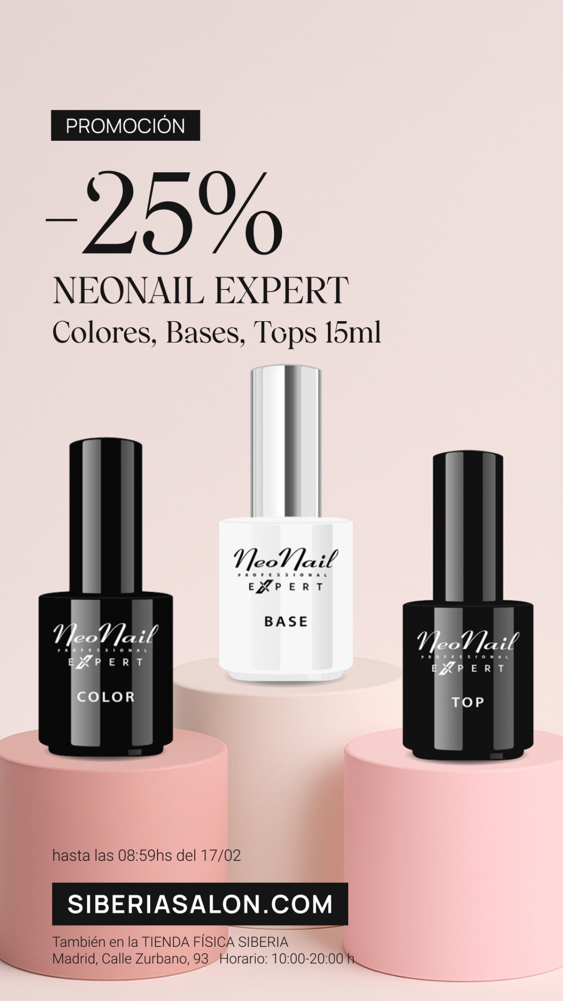 Siberia nails shop Facebook ad