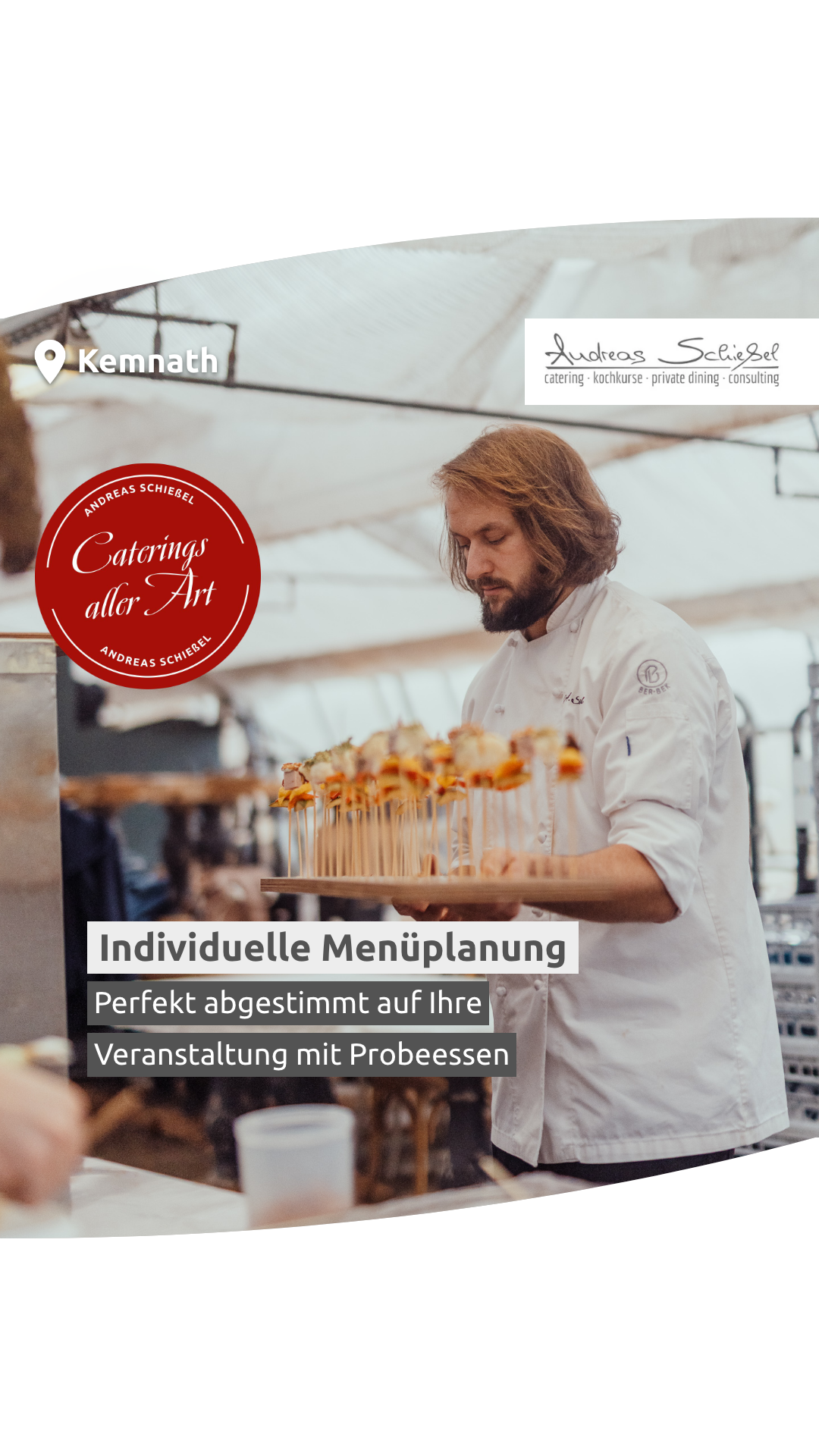 Andreas Schießel Catering Facebook ad from Jun 19, 2026