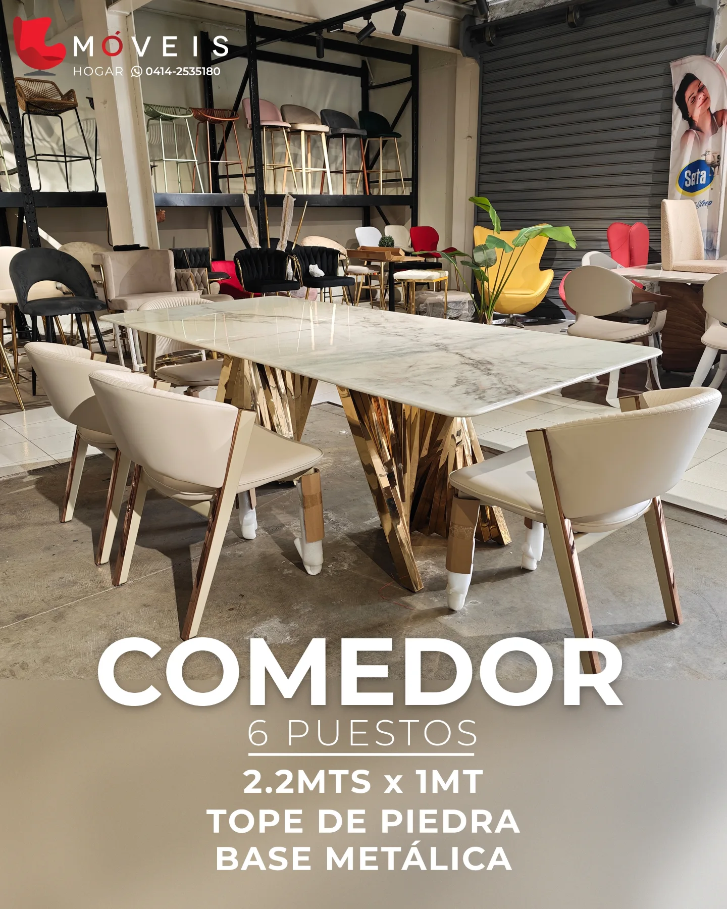 Moveis Hogar Facebook ad: Comedores disponible