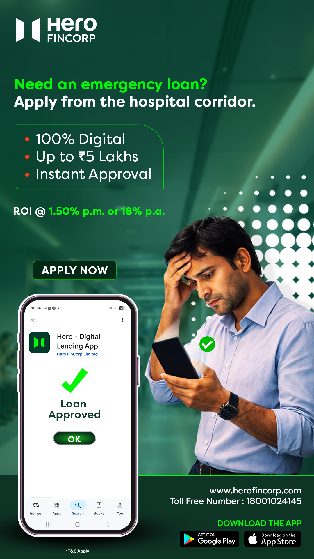 Hero FinCorp Facebook ad
