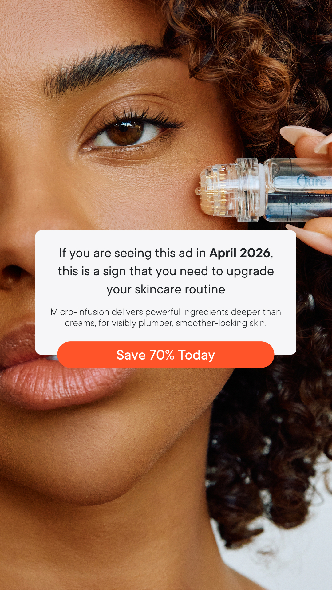 Qure Skincare Facebook ad