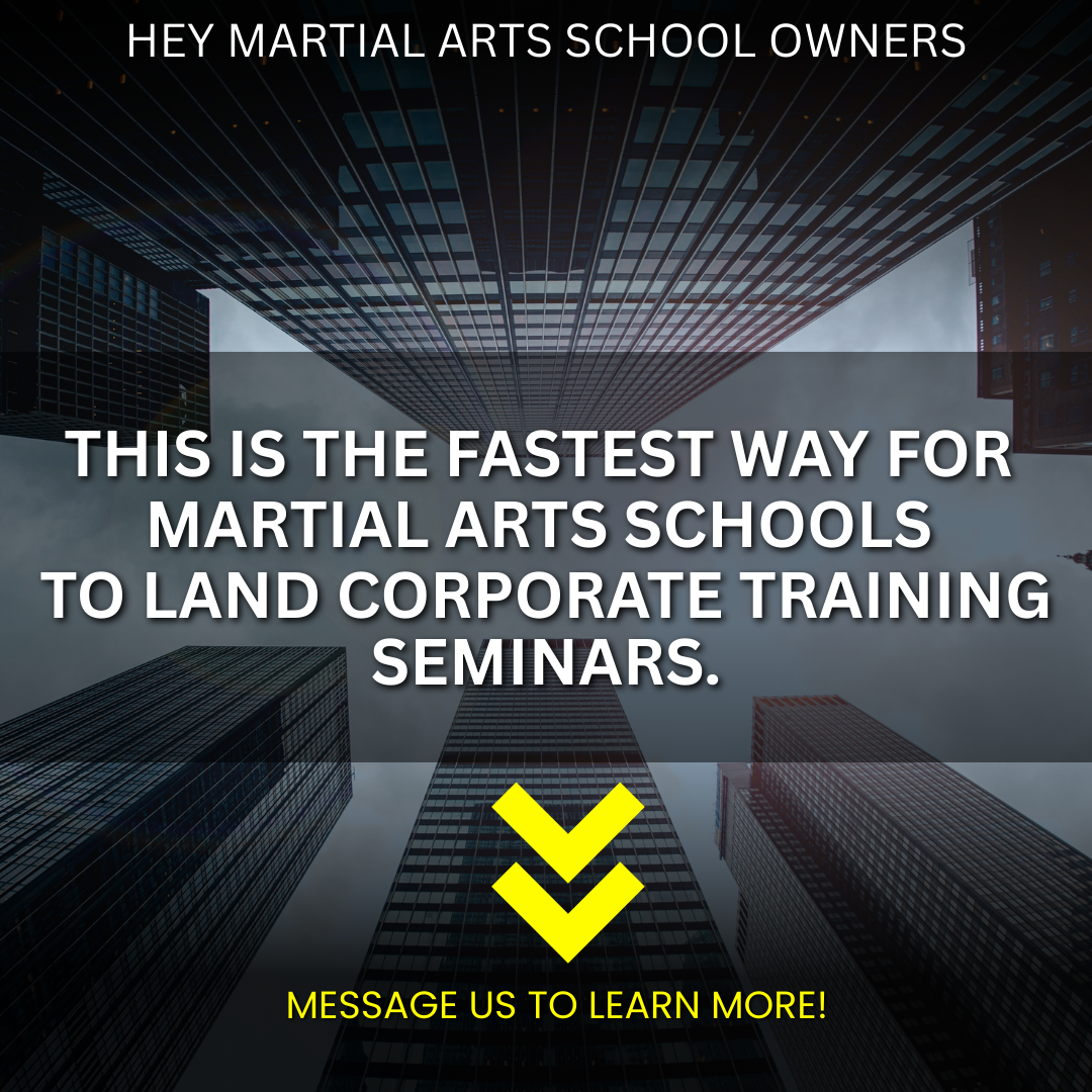 Academy of Combative Warrior Arts (A.C.W.A.) Facebook ad: How We Land Corporate Seminar Gigs