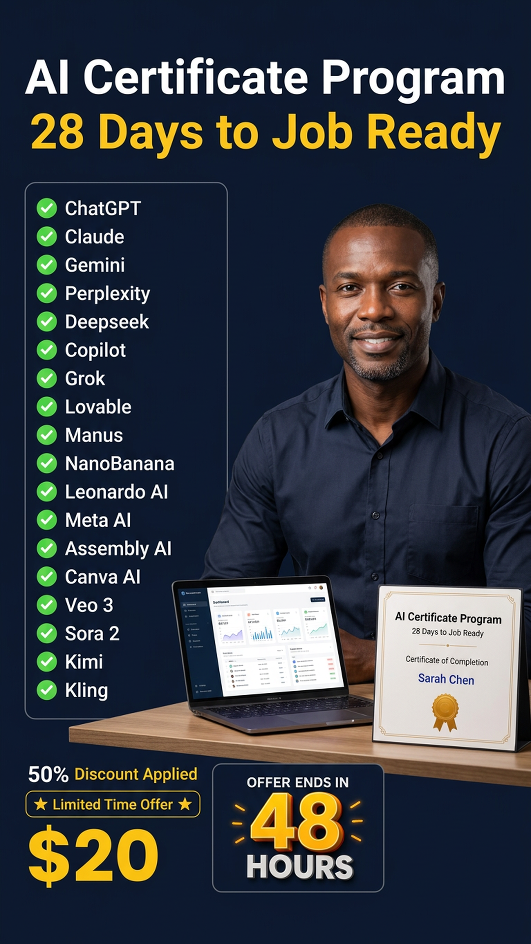 AI Made Simple Facebook ad