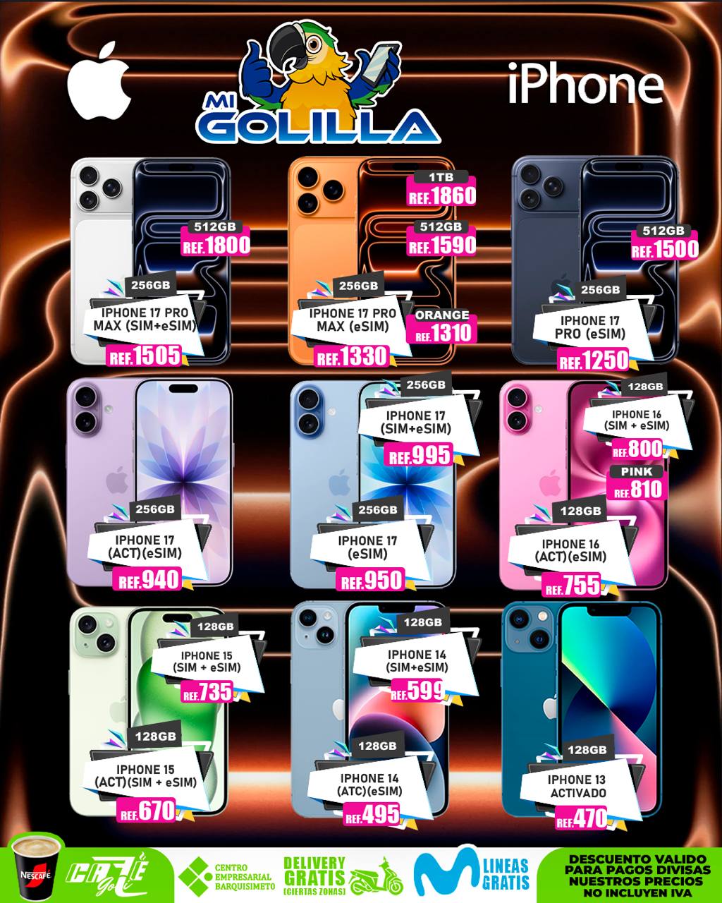 Mi Golilla Facebook ad: UN APPLE EN PROMO