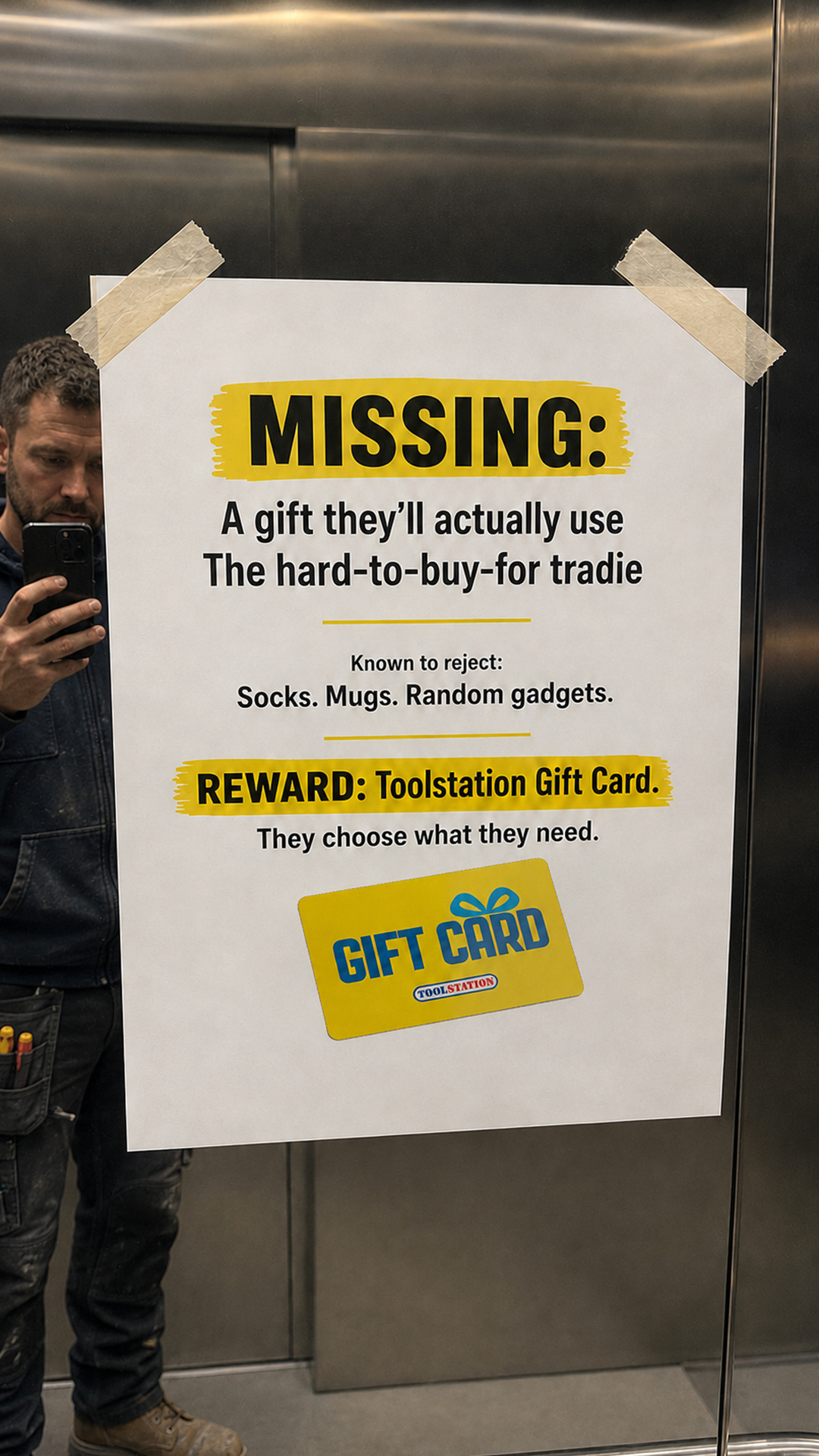 Toolstation UK Facebook ad: The perfect gift for the trade