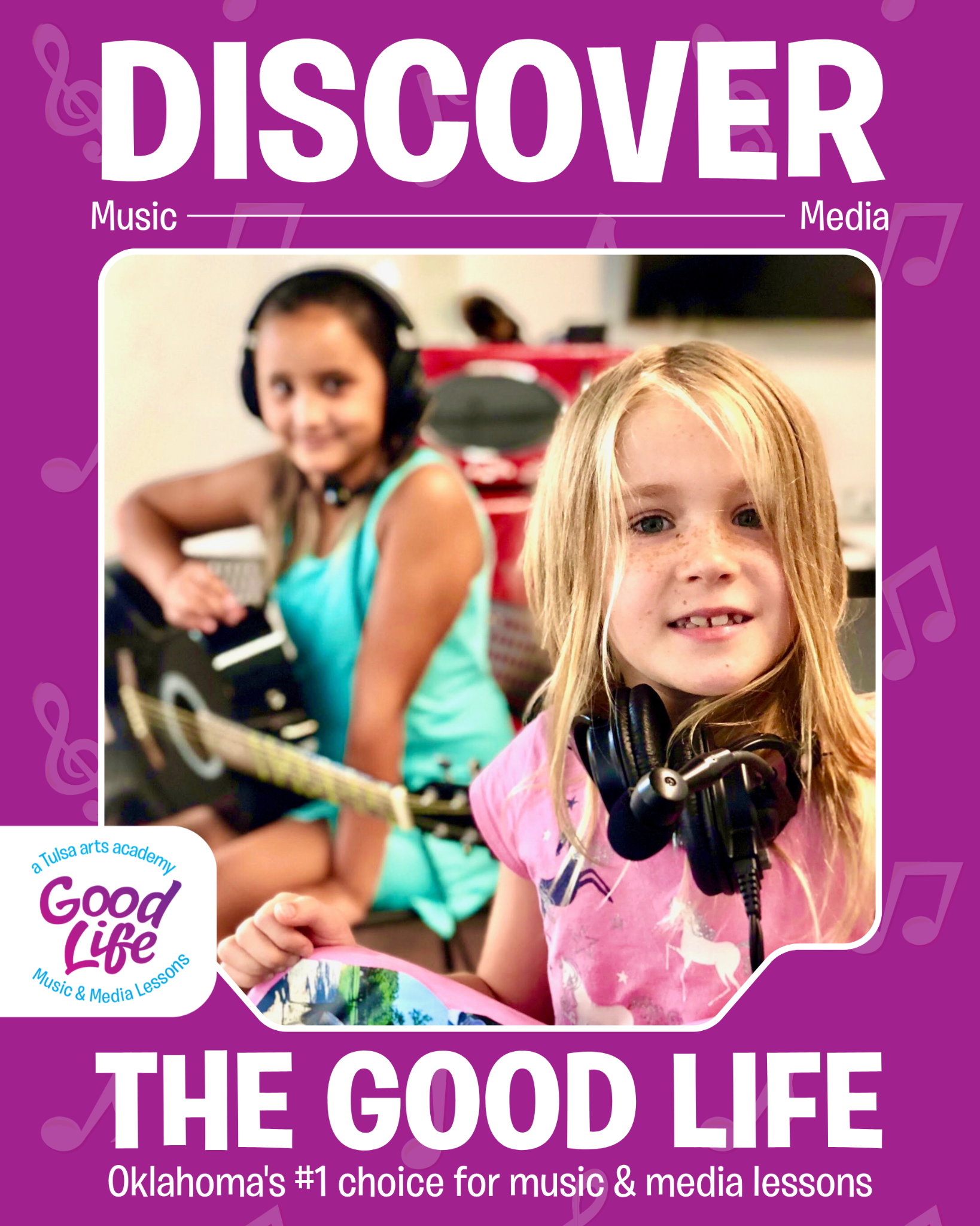 Good Life Music & Media Learning Facebook ad
