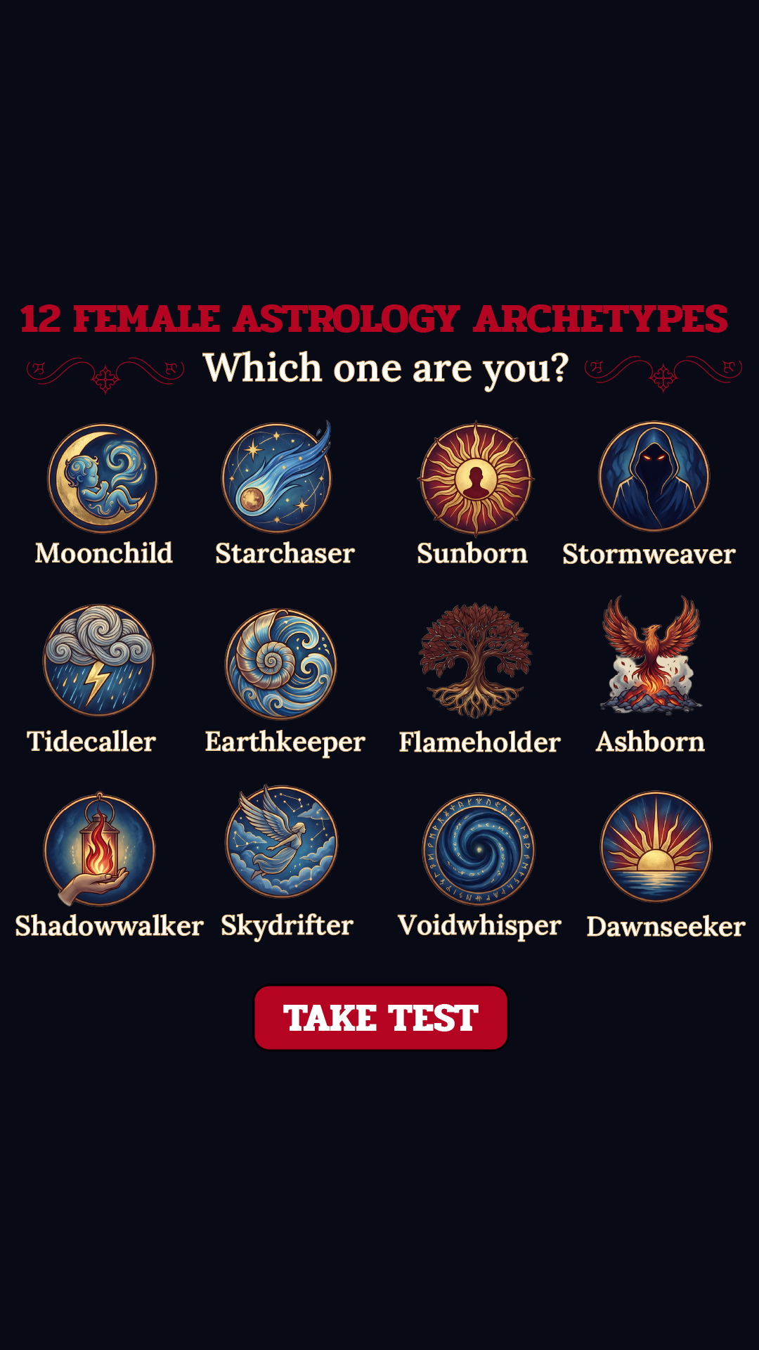 Personality Type Facebook ad
