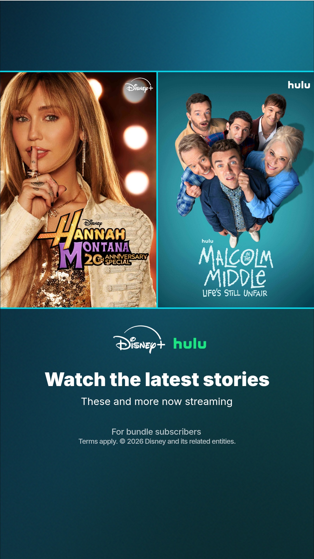 Disney+ Facebook ad