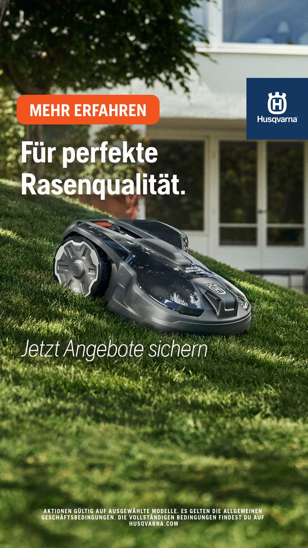Husqvarna Facebook ad: Angebote entdecken