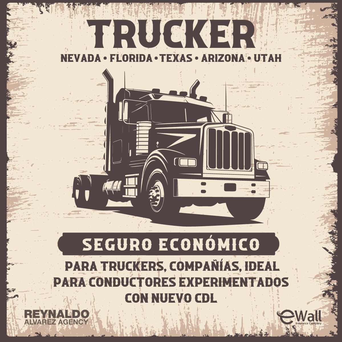 Ewall Insurance - Reynaldo Alvarez Agency Facebook ad: Escríbenos