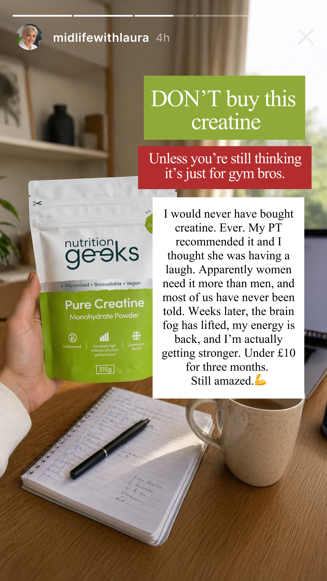 Nutrition Geeks Facebook ad