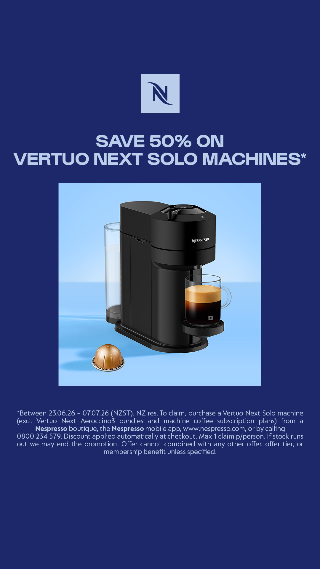 Nespresso Facebook ad