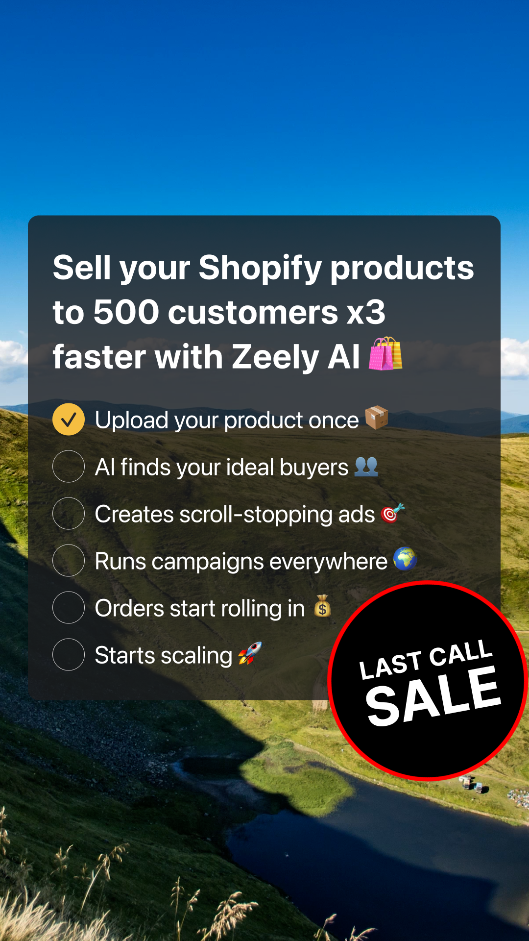 Zeely Facebook ad