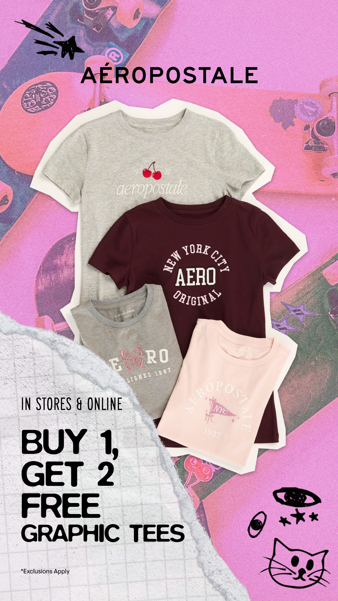 Aeropostale Facebook ad