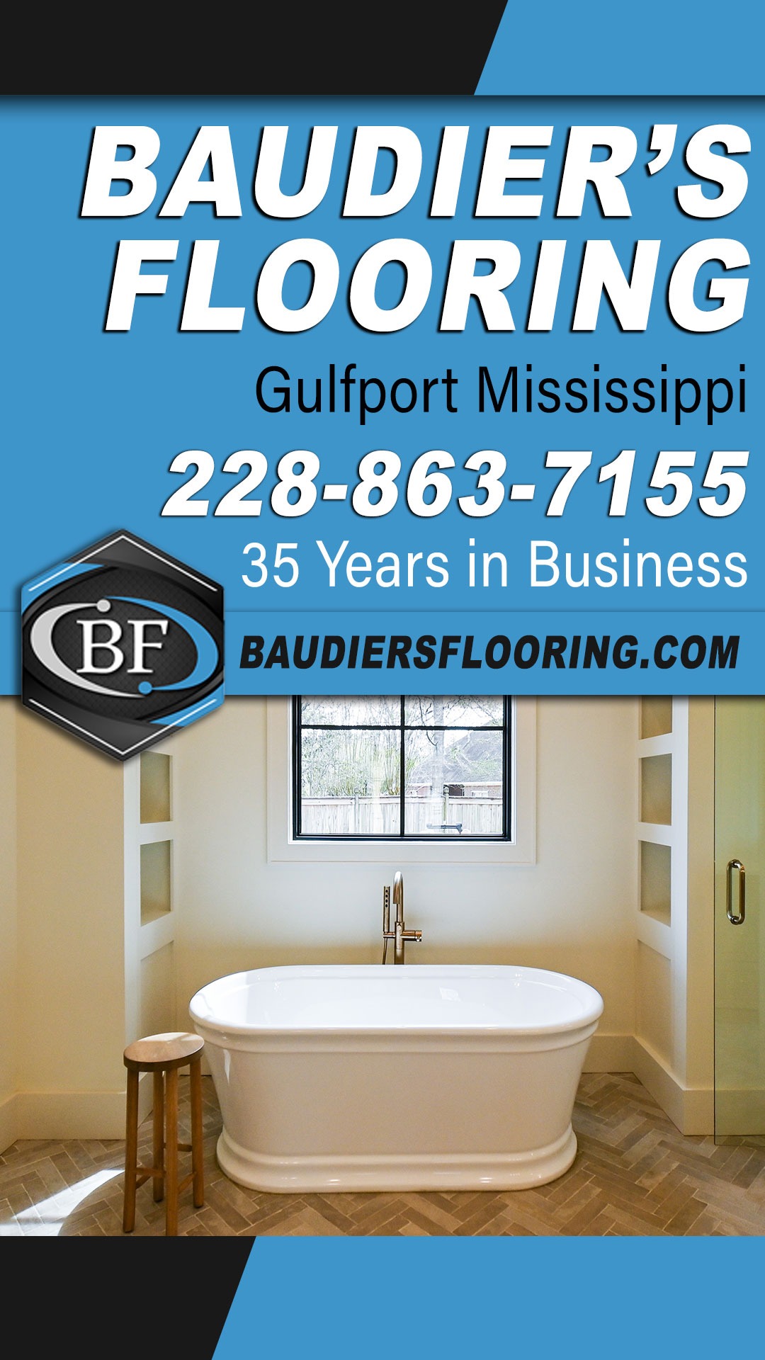 Baudier's Flooring & Design Co Facebook ad