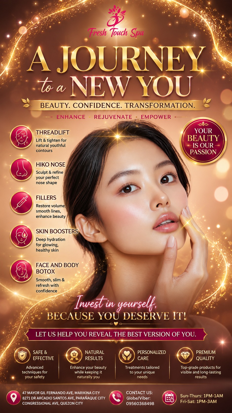 Fresh Touch Aesthetics Facebook ad